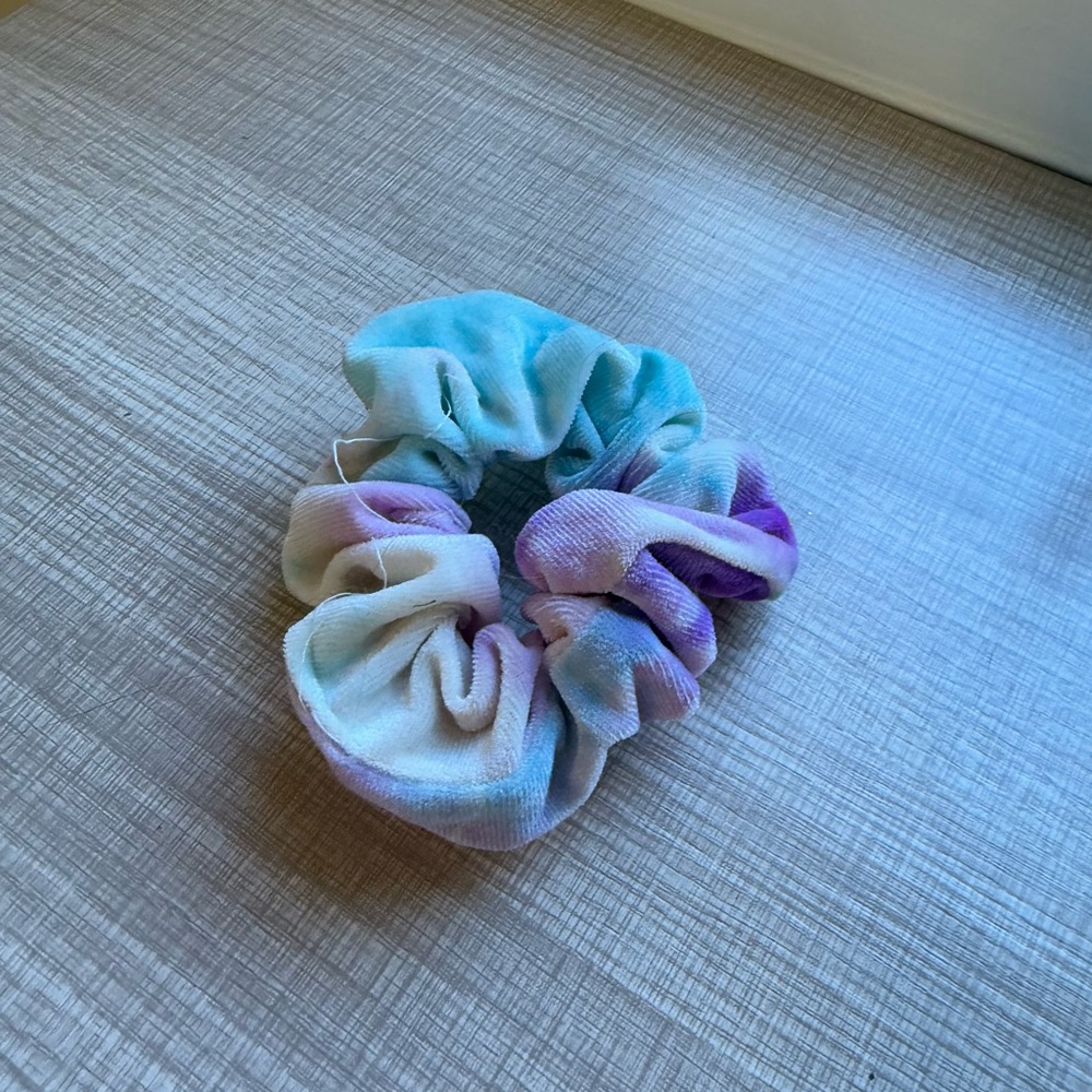 Pastel Tie-Dye Hair Scrunchie